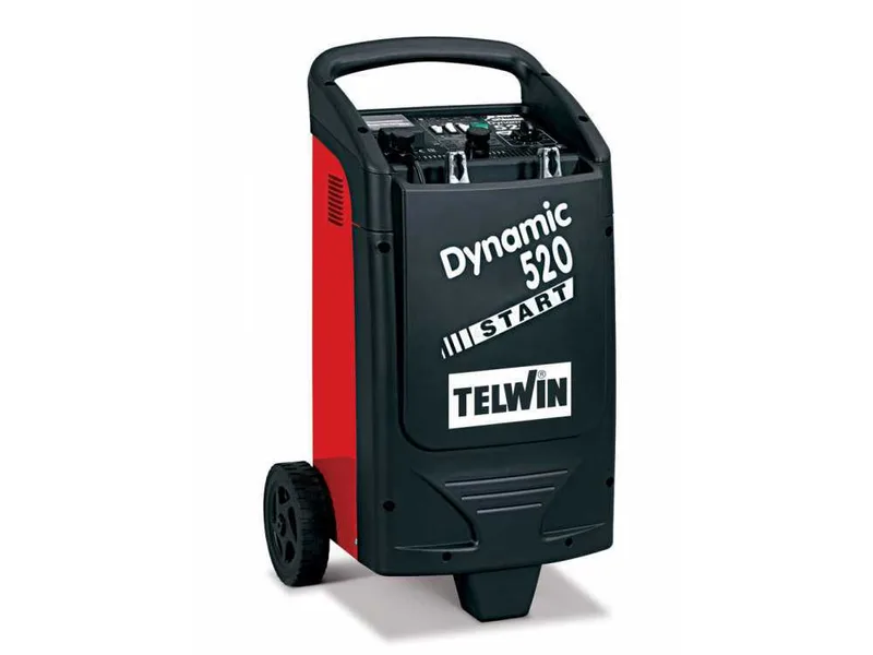 Telwin Dynamic 520 Start - Chargeur de voiture et démarreur - batteries humides/démarrage-arrêt 12/24V
