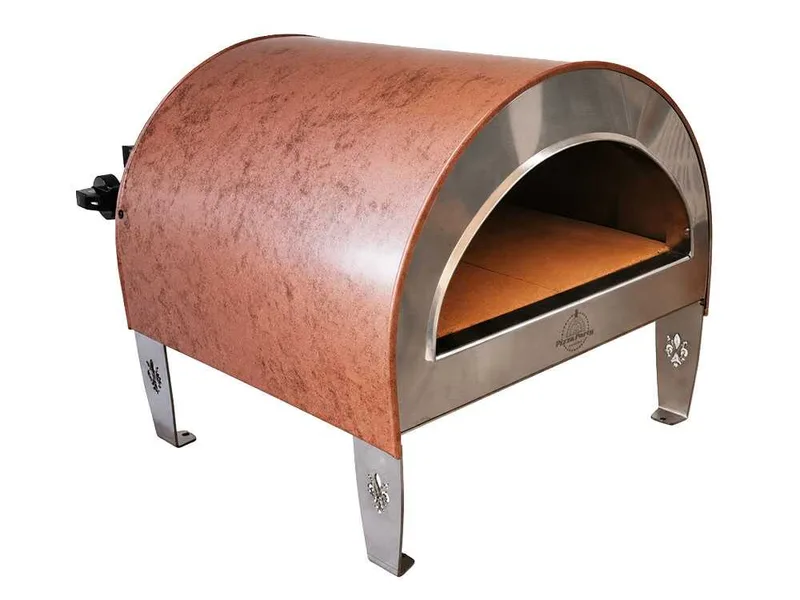 Pizza Party Ardore - Four à pizza à gaz d'extérieur - Chambre de cuisson 40 x 40 cm - Sole en biscotto réfractaire