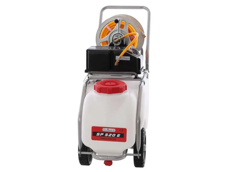 GeoTech SP 520 E - Pompe de pulvérisation électrique à batterie sur chariot - 50 L