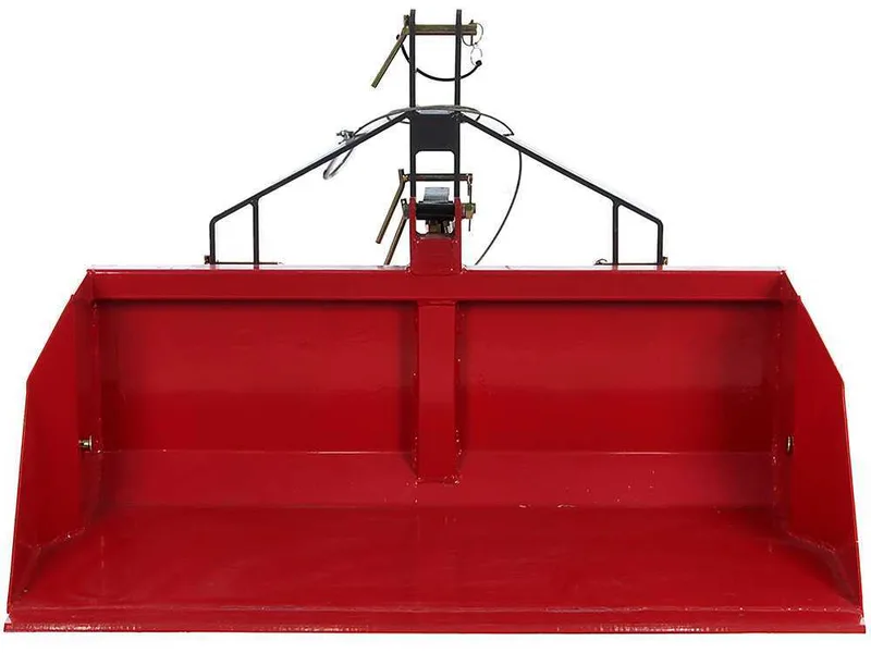 Godet arrière pour tracteur GeoTech de 140 cm - Série médium-lourde - capacité charge 500 kg