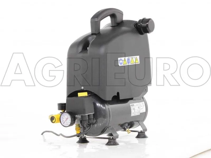 Nuair OM200/6 Sil Tech - Compresseur d'air électrique portatif monophasé silencieux, oil-less - Moteur 1 CV - 6 L