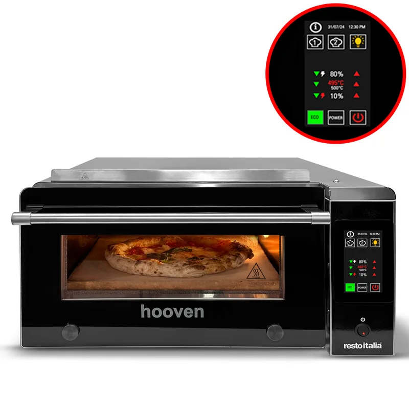 Resto Italia Hooven 341 Digitale - Four électrique à pizza - Affichage numérique
