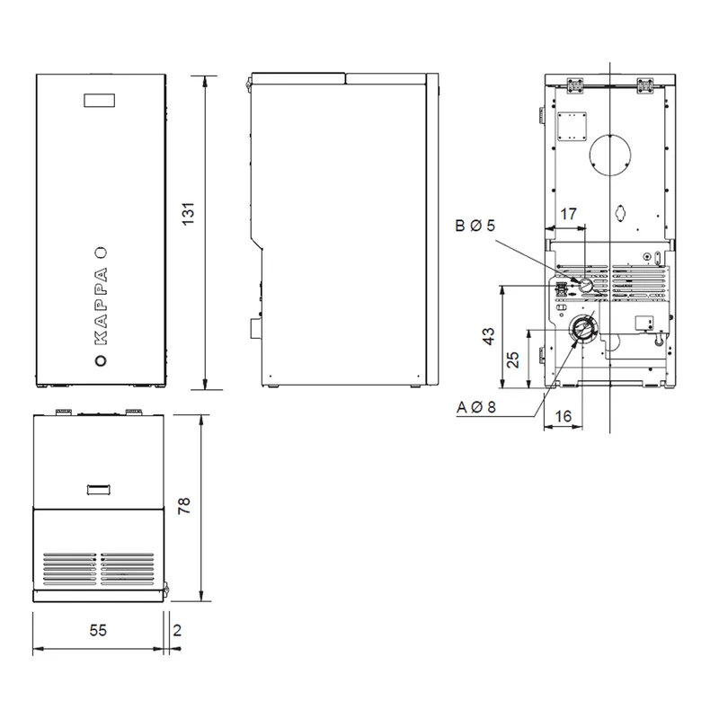 EK63 Kappa 200 Chaudière à granulés
