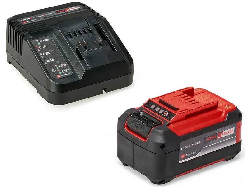 Starter kit Einhell Power X-Change - Batterie de 18V/5.2Ah et Chargeur