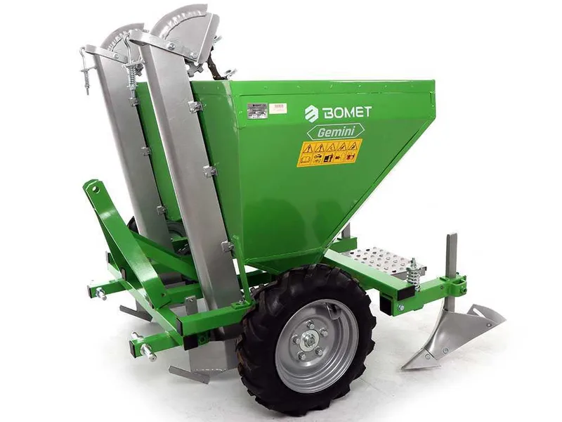 Bomet Gemini - Planteuse de pommes de terre double rang - Roues en caoutchouc