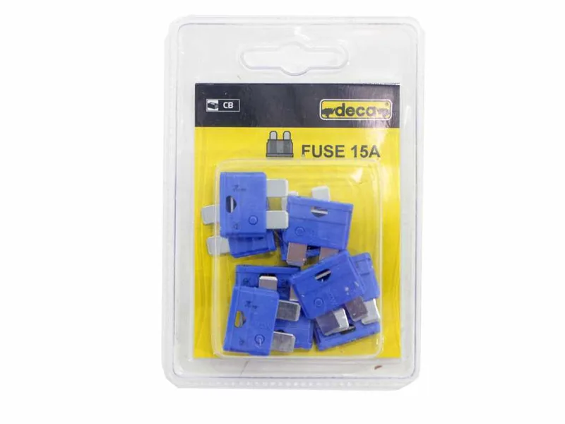 Fusible 15A Deca - 10 pièces