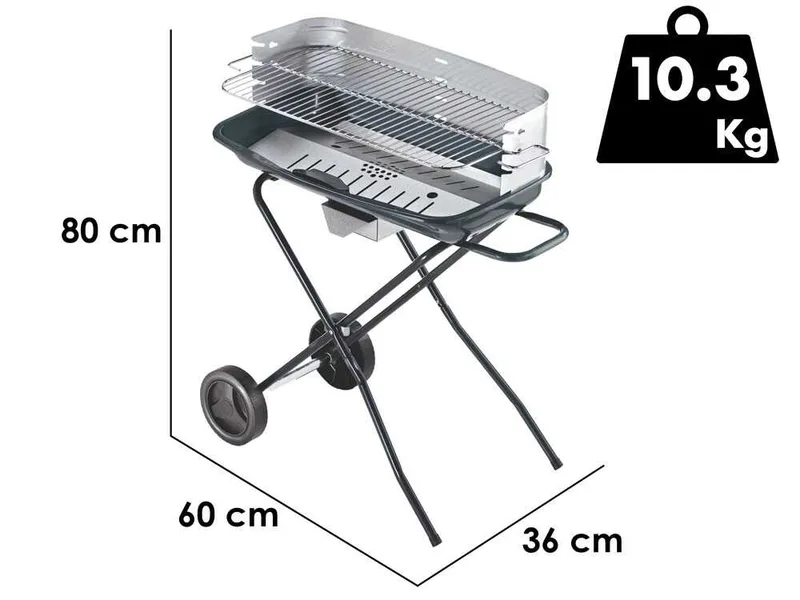 Ompagrill 60-40/C - Barbecue à charbon