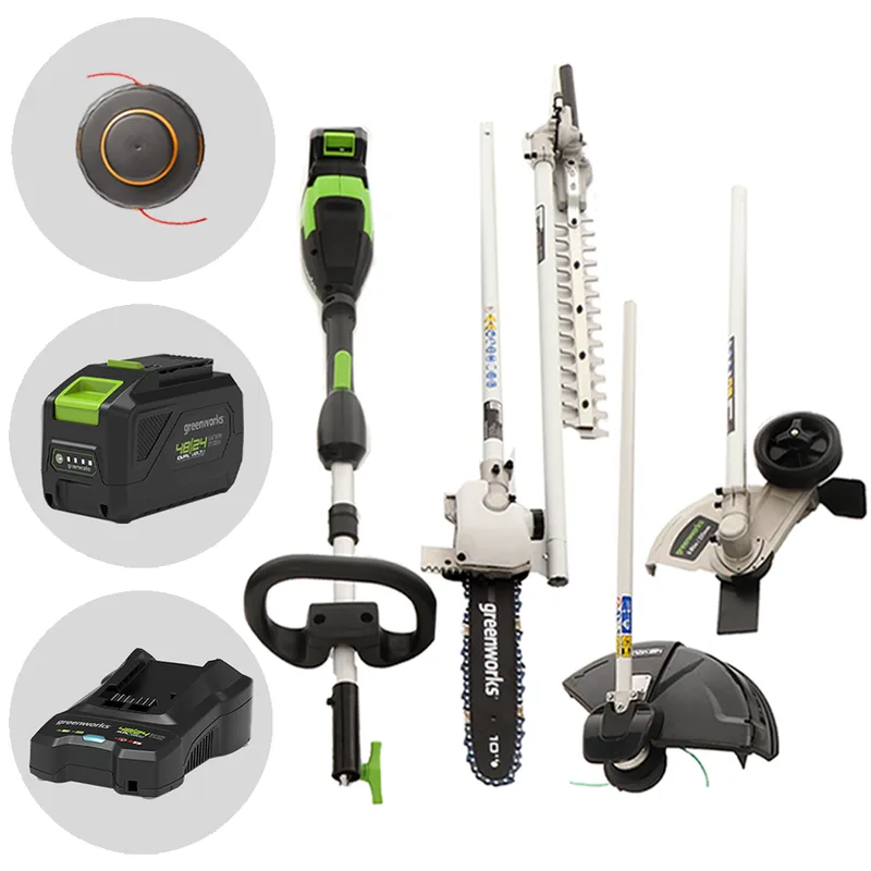 Greenworks GD48TX -Débroussailleuse multifonction à batterie - 48V 4Ah