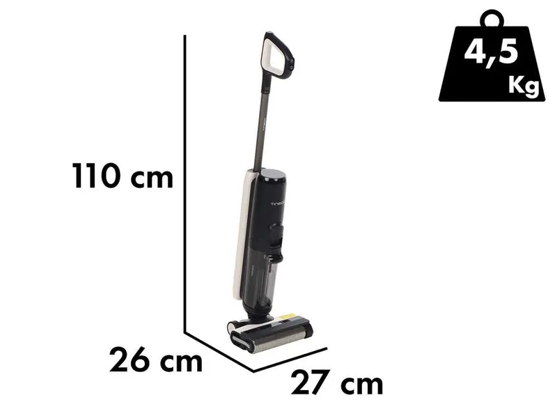 Tineco Floor One S5 Extreme - Autolaveuse intelligente à batterie - 3 en 1 : nettoie, sèche et aspire