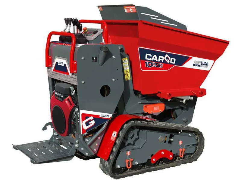 Brouette à moteur sur chenilles AgriEuro Top-Line CARGO J 10000 HED 4.0 avec joystick - Honda GXe630
