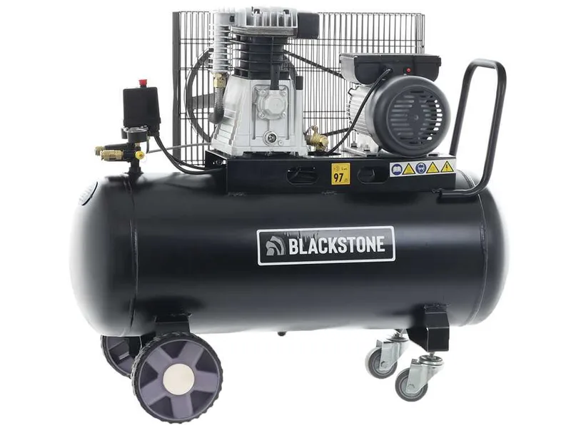 BlackStone B-LBC 100-30 - Compresseur d'air électrique à courroie - Moteur 3 CV - 100 L