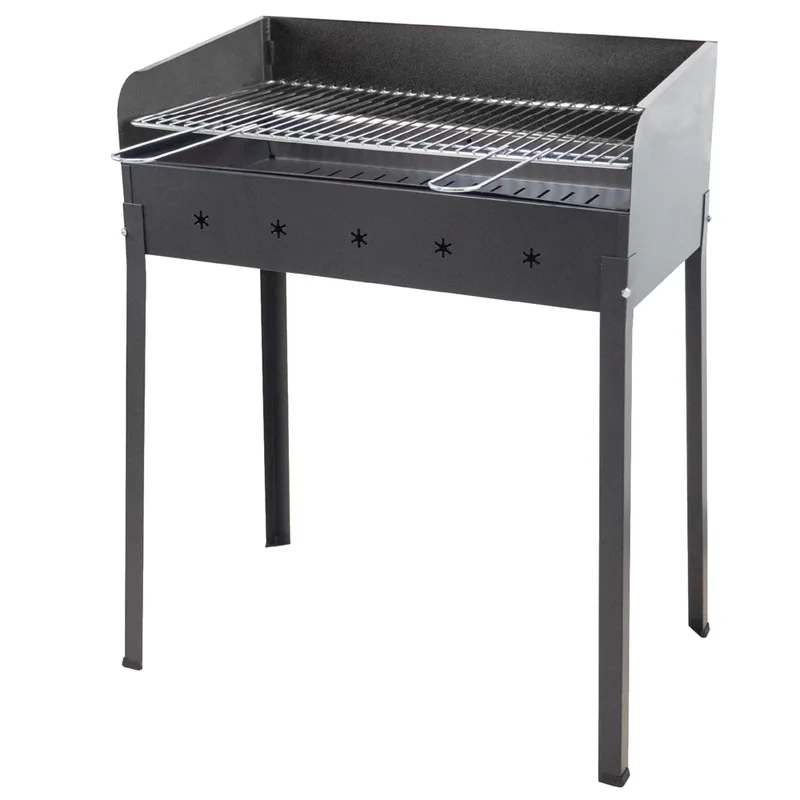 Mille Stella Eco Large - Barbecue à charbon en fer artisanal - 67,5x37 cm
