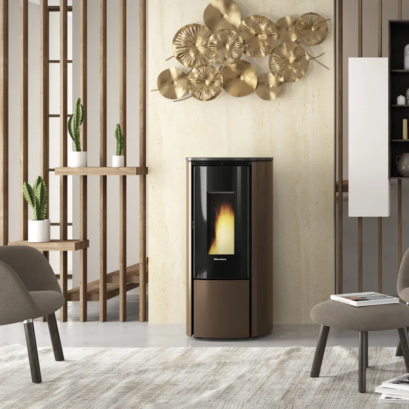 Extraflame katia 9 5.0 evo - Bronze poêle à granulés evolution line