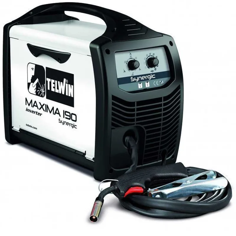 Poste à souder inverter à fil Telwin Maxima 190 Synergic - pour MIG-MAG/FLUX/BRAZING