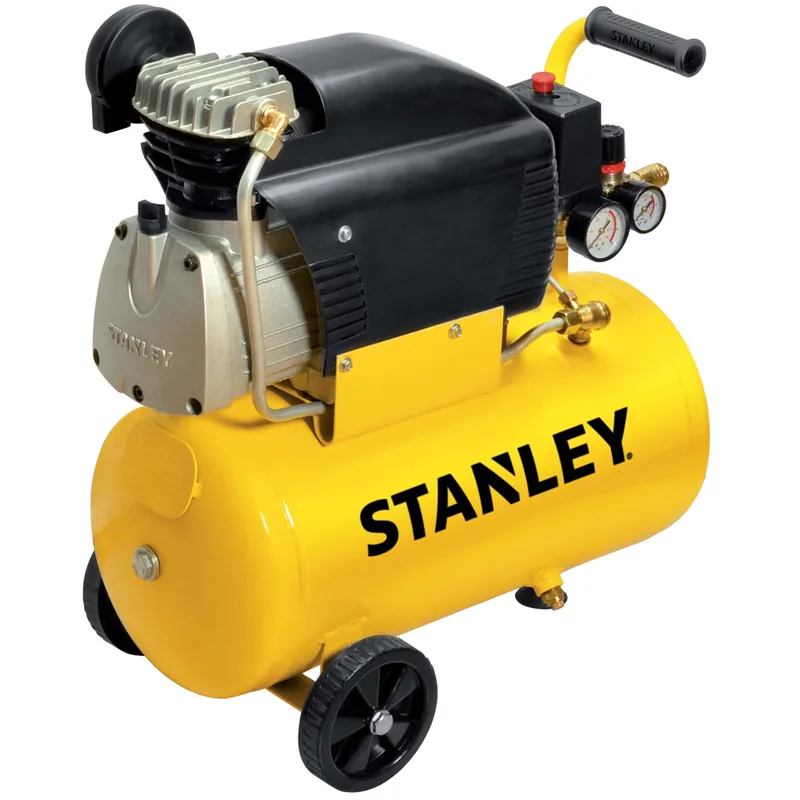 Stanley D210/8/24 - Compresseur d'air électrique monophasé - Moteur 2 CV - 24 L