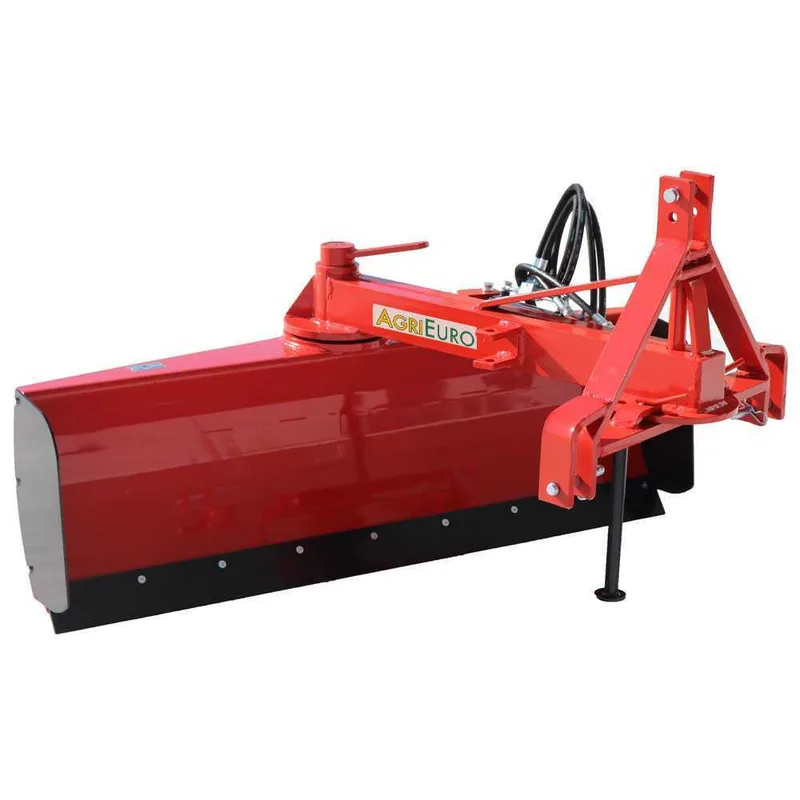 Niveleuse hydraulique à tracteur AgriEuro LLP180 - Série Lourde - Pivot d'attelage et lame rotatifs