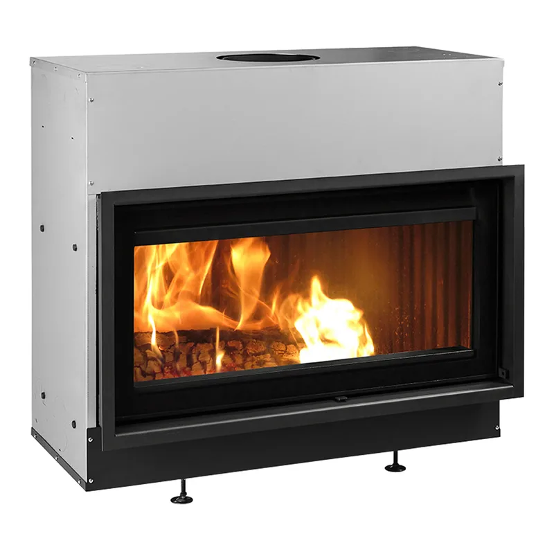 Dovre Vista 901C/V2 insert de cheminée à bois avec lamelles en fonte dans le foyer