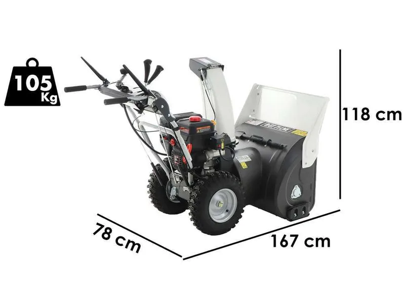 BlackStone B-ST 71 LWE - Fraise à neige thermique - Loncin G250F(D)S