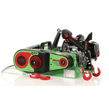 Docma VF155 Automatic Ultralight - Treuil forestier - moteur Solo HP50E-A - Câble en dyneema Ø 5mm de 80m