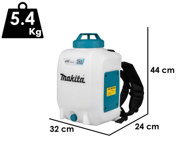 Makita DUS108Z - Pulvérisateur dorsal à batterie 18 V - 5 Ah