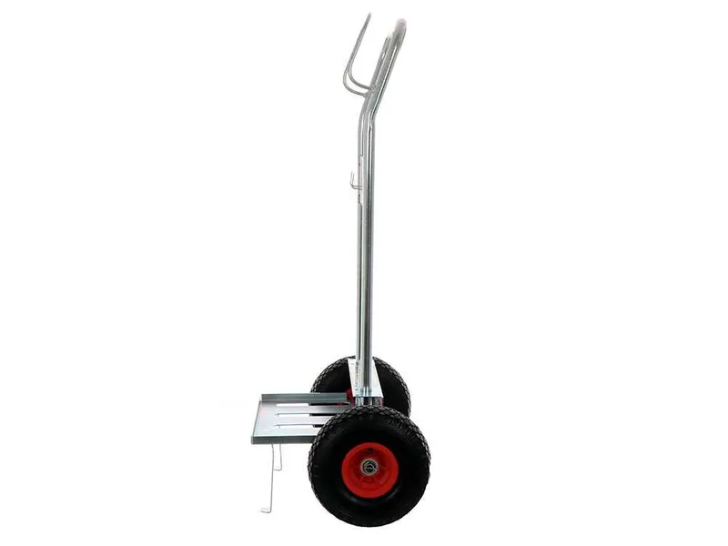 Set complet : chariot porte batterie Geotech + batterie 100 ah + chargeur de batterie Telwin Touring 18