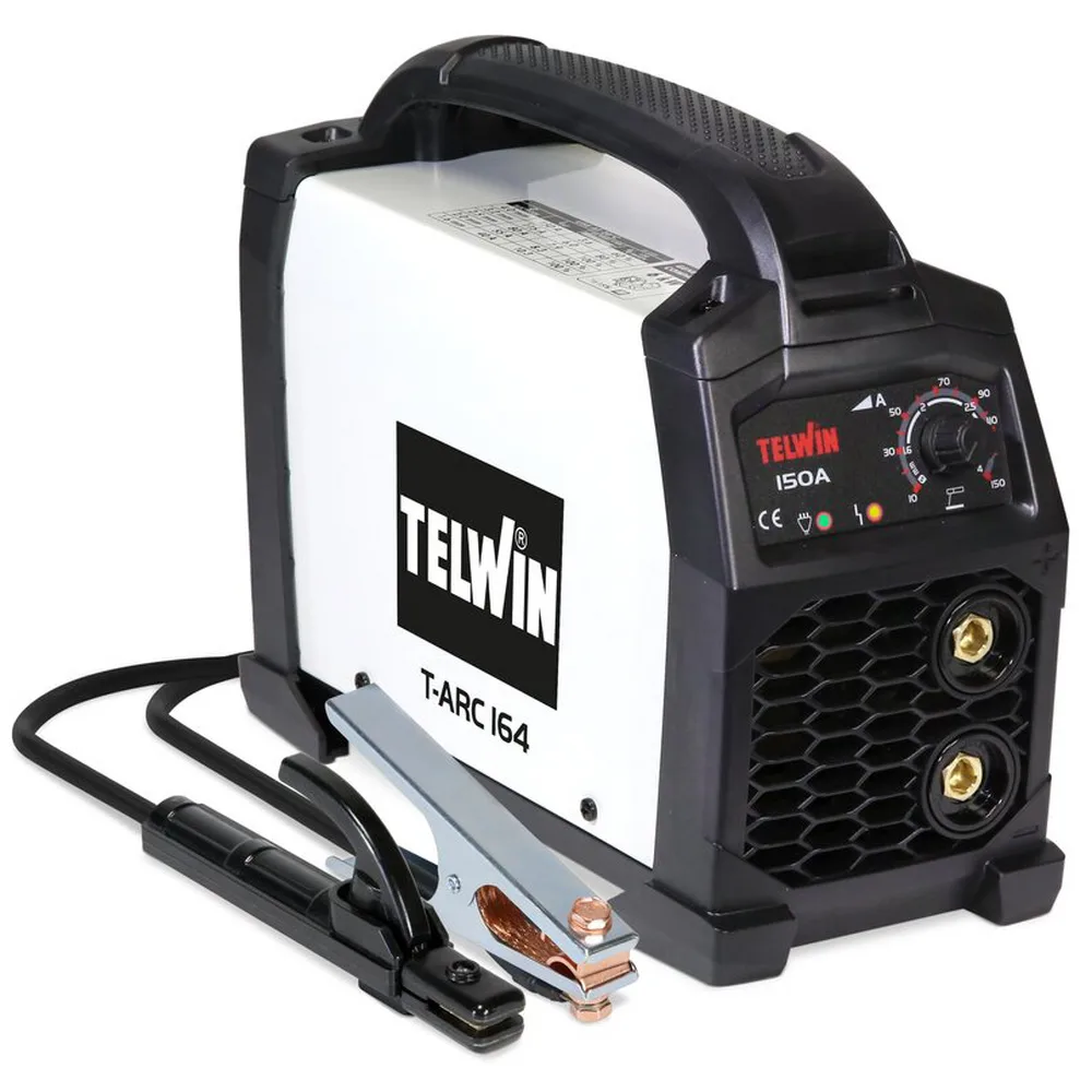 Telwin T-ARC 164 - Poste à souder Inverter (MMA, TIG) - Courant continu (DC)