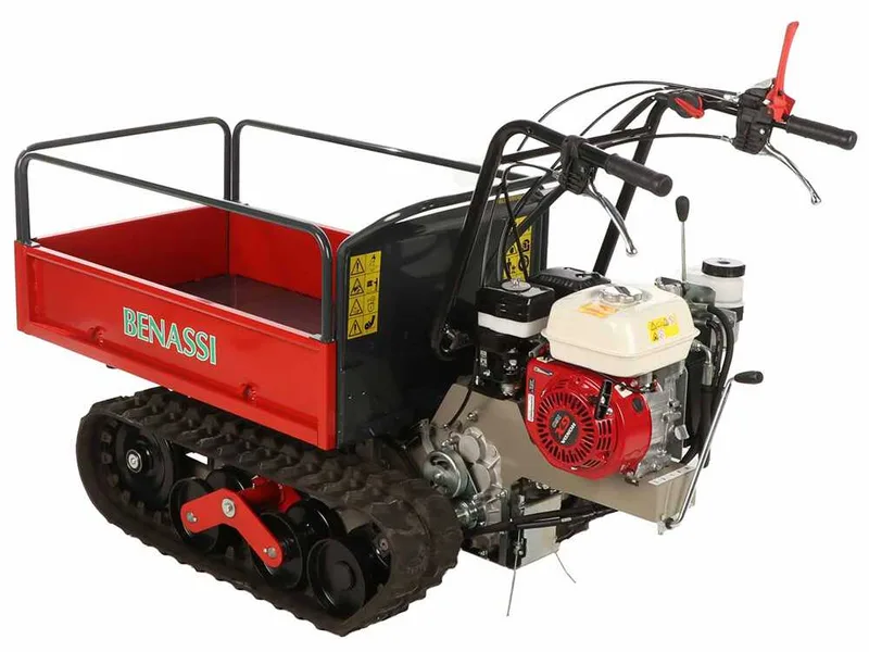 Benassi M503H - Brouette à chenilles - Benne hydraulique extensible - Capacité 550 kg