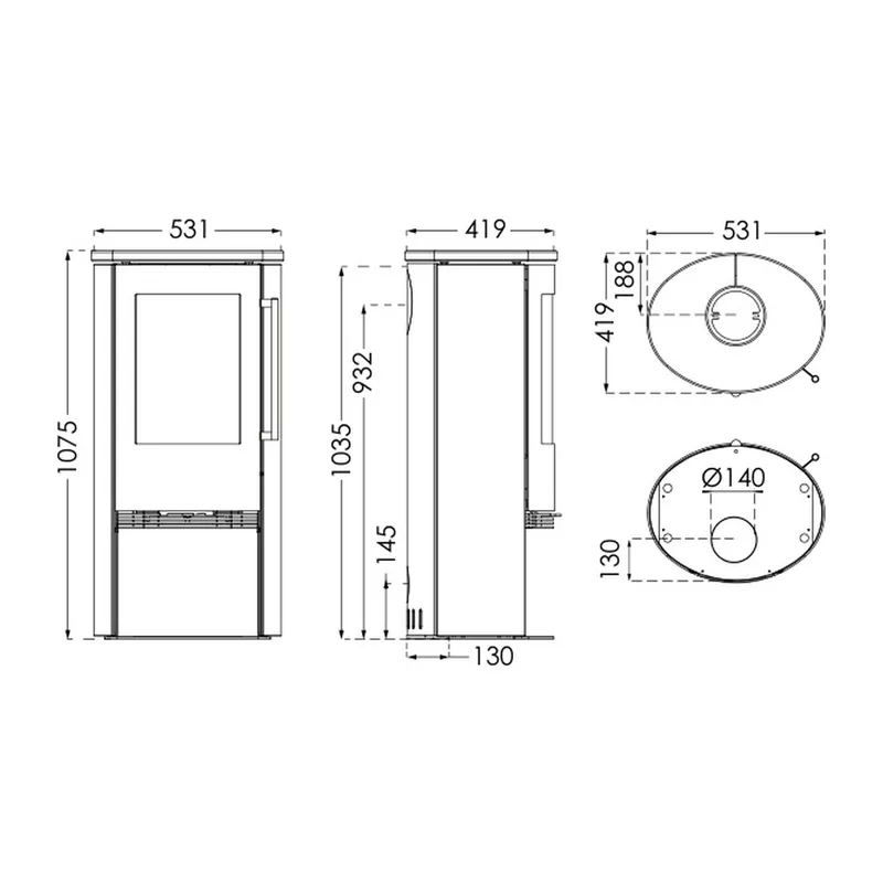 TermaTech TT21RS poêle à bois