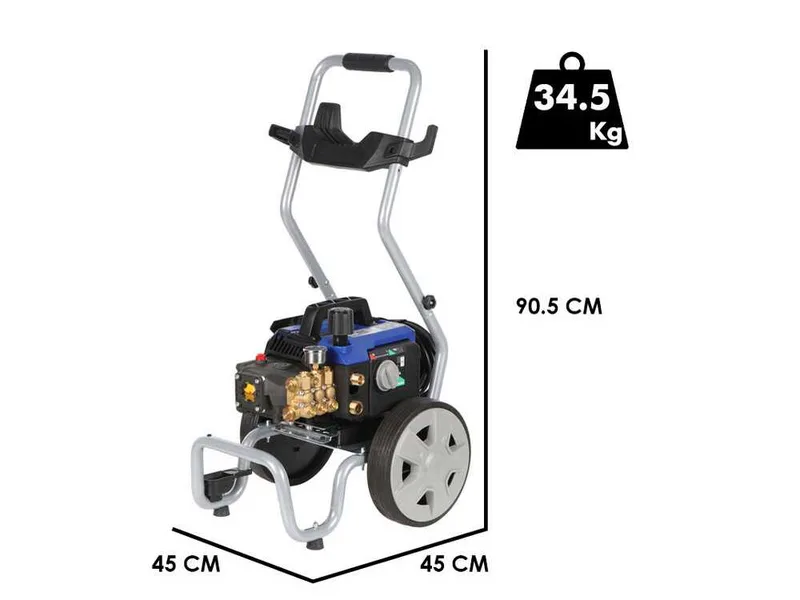 Annovi & Reverberi AR 630K - Nettoyeur haute pression professionnel sur chariot - 150 bar max - 600 lt/h