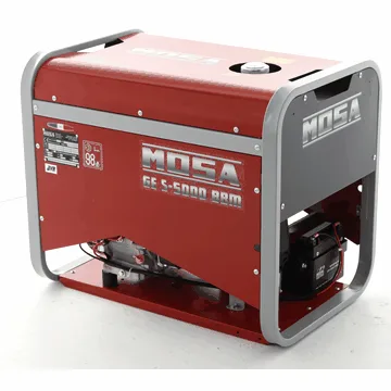 MOSA GE S-5000 BBM AVR EAS - Groupe électrogène à essence avec AVR et dém. électrique 4.5 kW - Continue 3.6 kW Monophasé - Moteur B&S XR1450