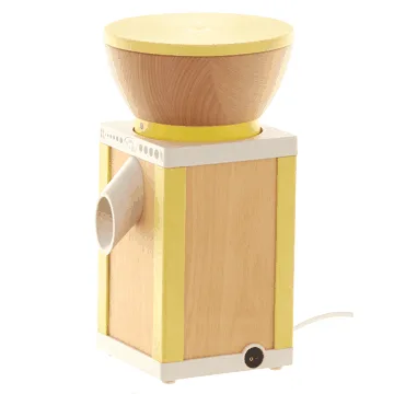 Komo KoMoMio Jaune - Moulin à farine en hêtre avec meules en pierre - 360W