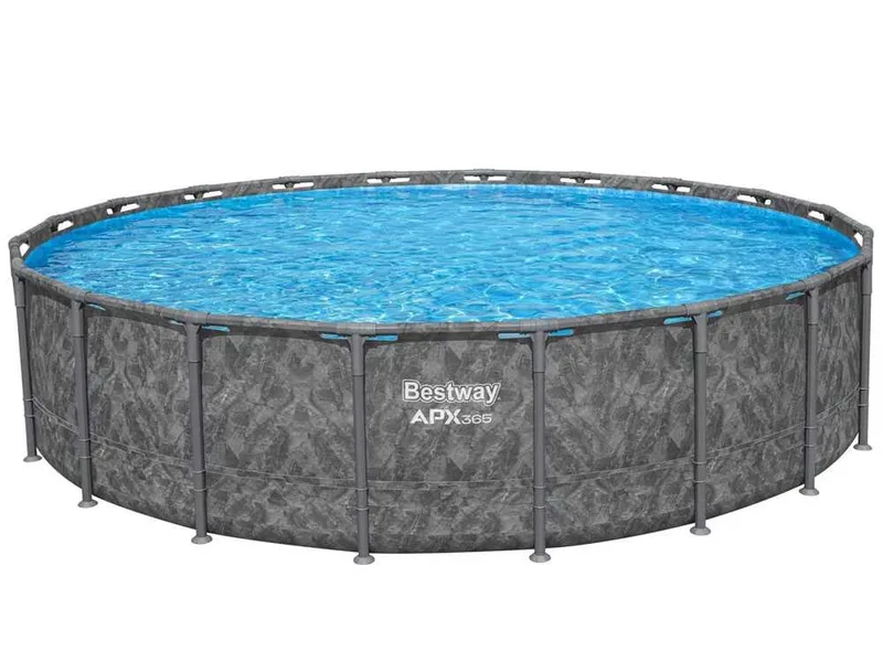 Bestway APX 365 561KE - Ø610x132 cm - Piscine ronde pour 11-15 personnes