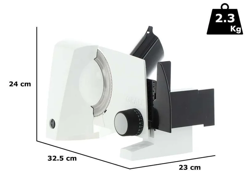Trancheuse avec lame de 170 mm graef sks 100 twin Blanche - 2 lames