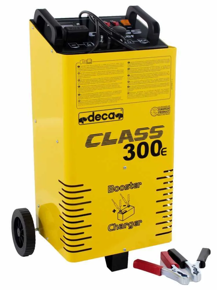 Deca class booster 300E - Chargeur de batterie/démarreur - sur chariot - monophasé - batteries 12-24V