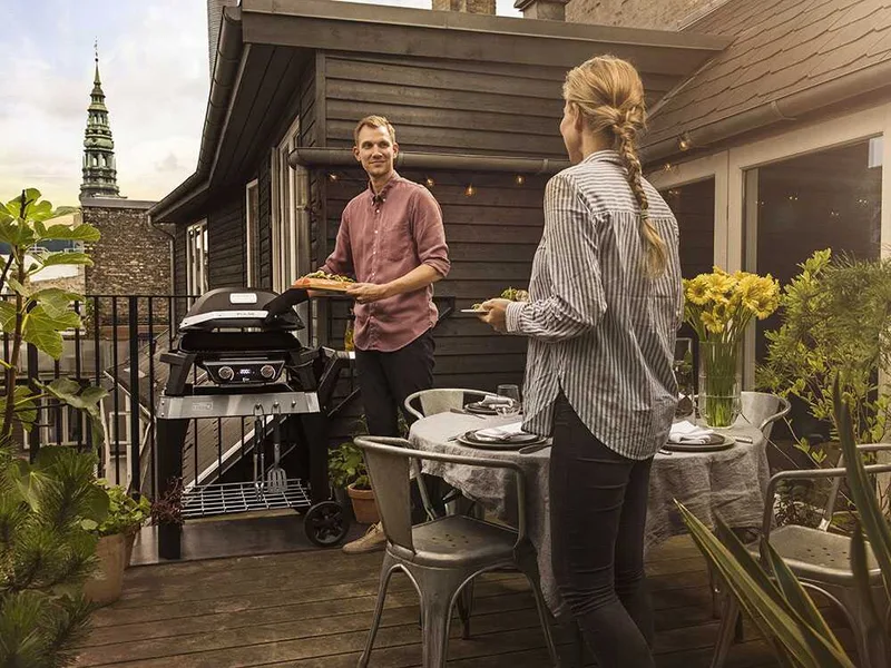 Weber Pulse 2000 - Barbecue électrique avec chariot