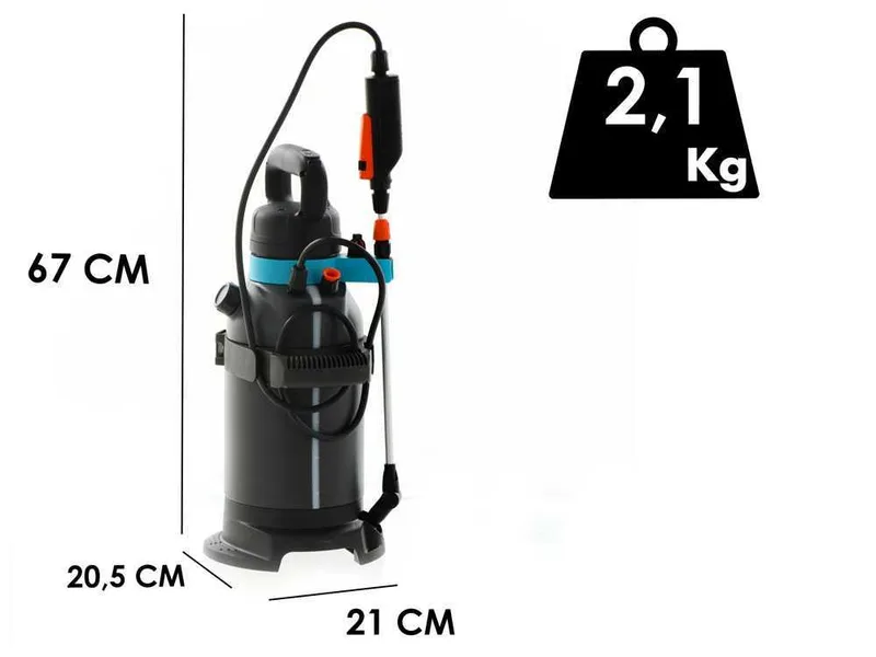 Pulvérisateur Gardena Easypump 5 lt. 11136-20 - Batterie 5 V - 2,6 Ah