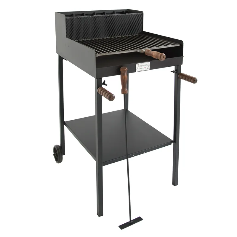 Cruccolini Fuocone Oliveto - Barbecue en fer artisanale à bois et charbon