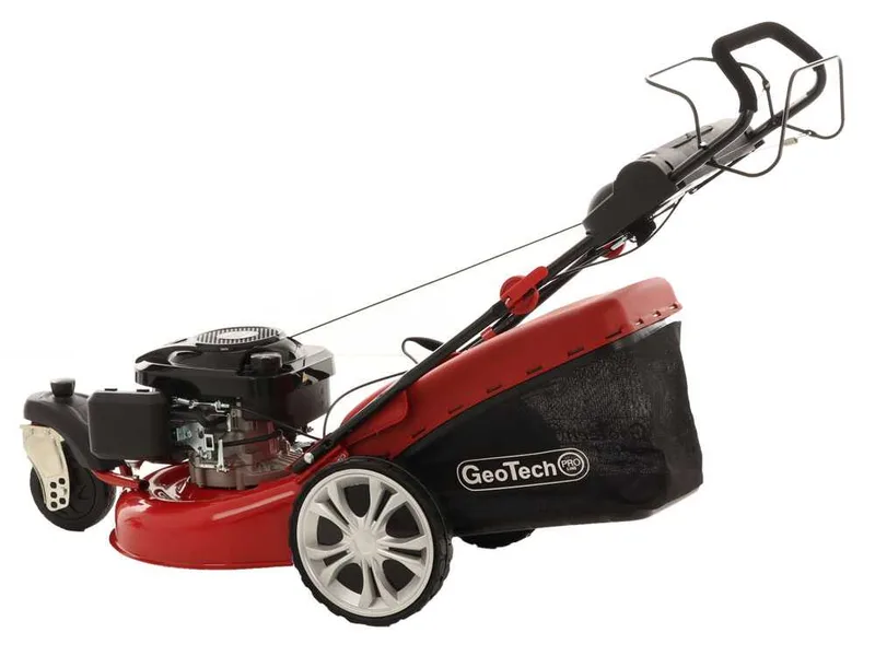 GeoTech Pro S53-3 BMSWG L200 - Tondeuse à gazon thermique tractée - Avec roue pivotante