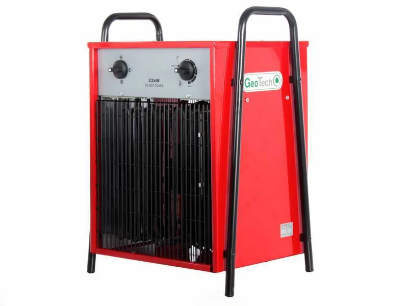 GeoTech EH 2200 T - Générateur d'air chaud électrique avec ventilateur - 22 KW - triphasé