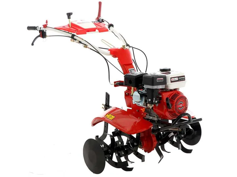 GeoTech Pro PGT 900 - Motobineuse à essence 7 CV avec boîte 2+1 et transmission à engrenages