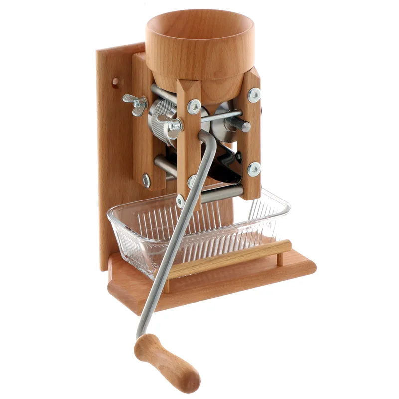 Eschenfelder 1230 en hêtre 150g - Floconneuse manuelle murale avec rouleaux en acier inoxydable