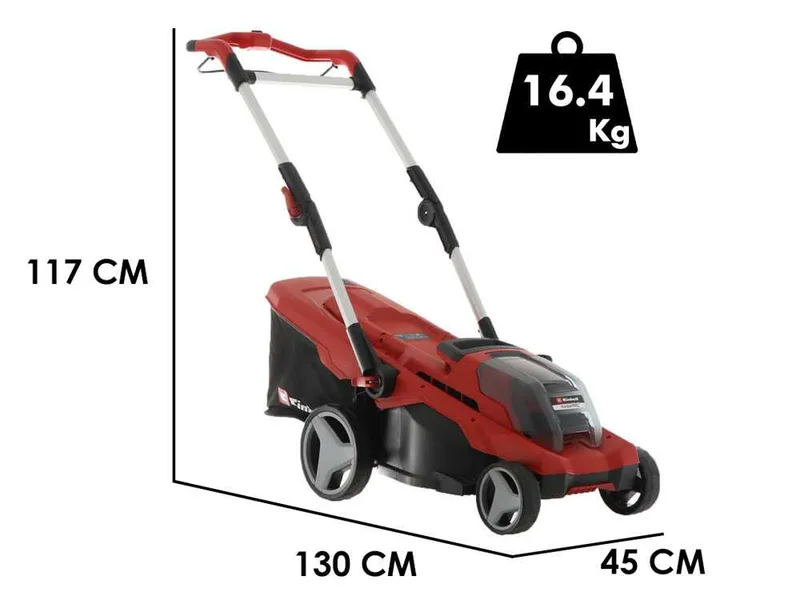 Tondeuse à gazon sur batterie Einhell RASARRO 36/40 - 2 batteries 18V 4AH