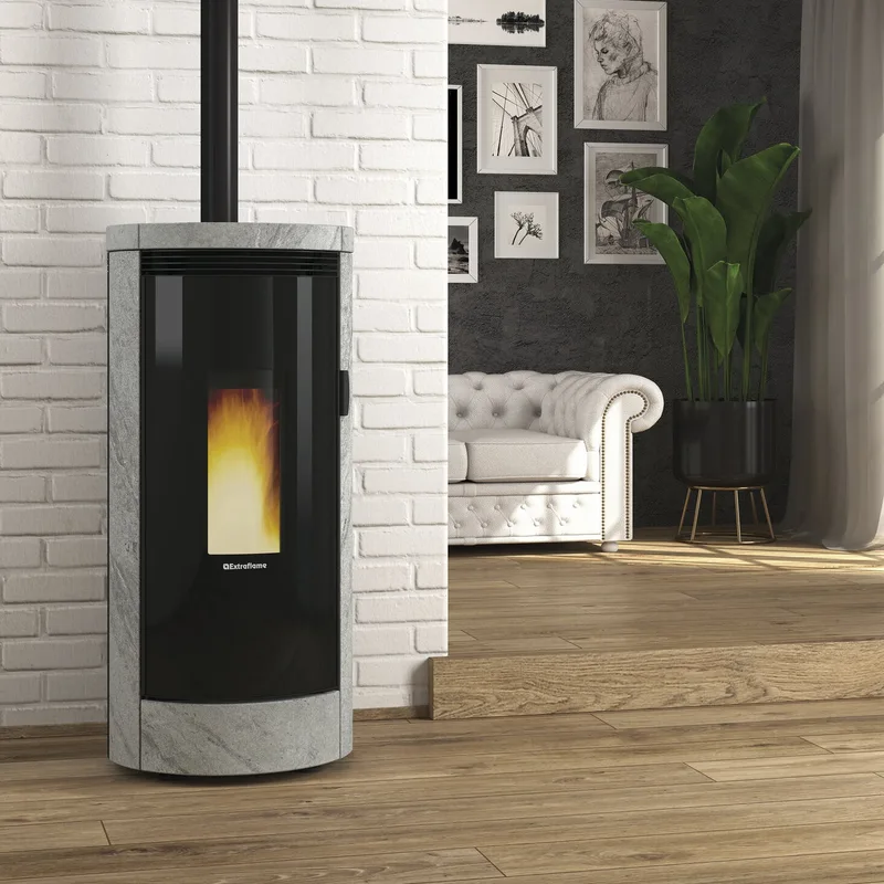 Extraflame debby PLUS petra evo - pierre naturelle poêle à granulés evolution line