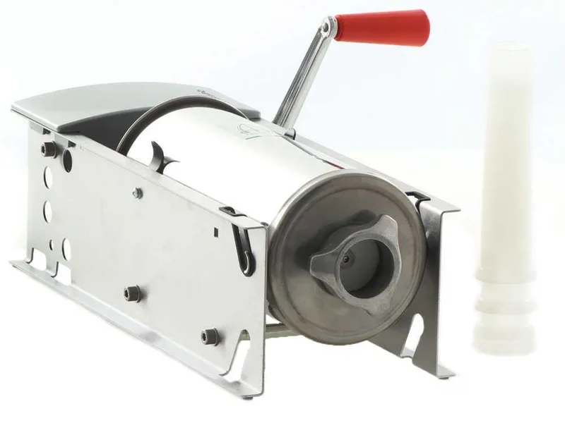 Tre Spade Mod. Star 5 INOX - Poussoir manuel à saucisse 5 kg - 2 vitesses
