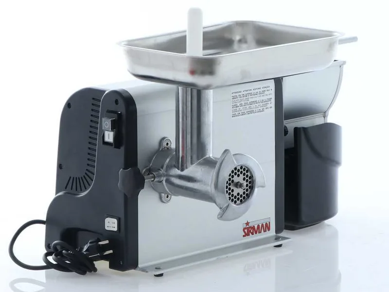 Sirman TCG 12 M.I. Denver - Hachoir à viande électrique - Râpe intégrée - Bouche en acier inox