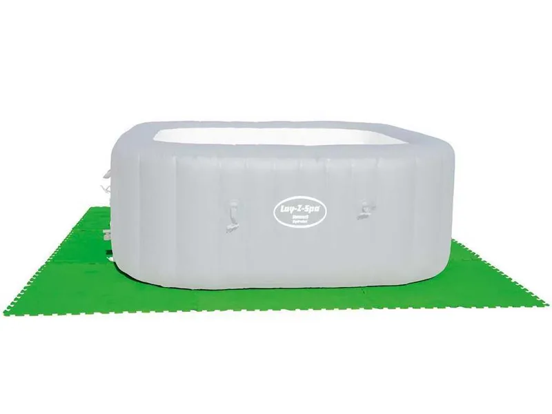 Dalle anti-dérapante verte 78x78 cm 9 pièces Bestway 58636
