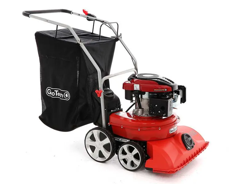 GeoTech LV 450 - Aspirateur à feuilles thermique à roues - Loncin 159 cc