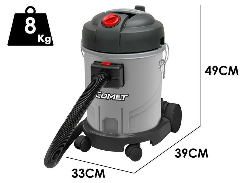 Comet CVP 120 P - Aspirateur bidon multifonctions - 20 L - Solides et liquides - 1400W