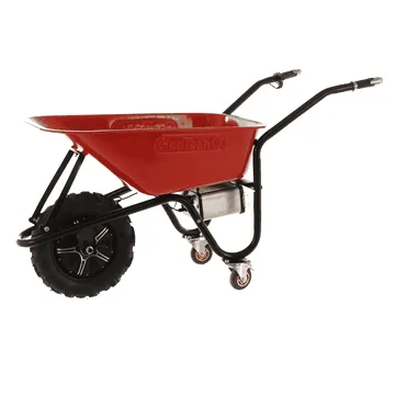 Brouette à batterie avec roues Traktor GeoTech CAR 150 T - Batterie de 40V et 6 Ah