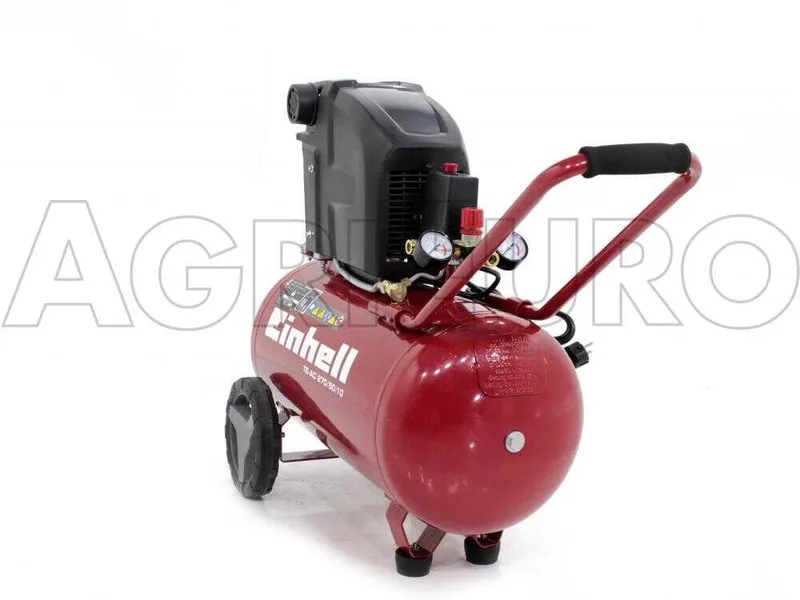 Einhell TE-AC 270/50/10 - Compresseur d'air électrique sur chariot - Moteur 2.5 CV - 50 L air comprimé